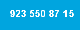 923 550 87 15